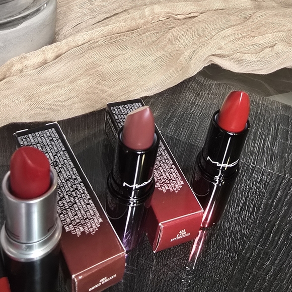 Mac Cosmetics 3 Piece Lipstick Set - Picture 4 of 6